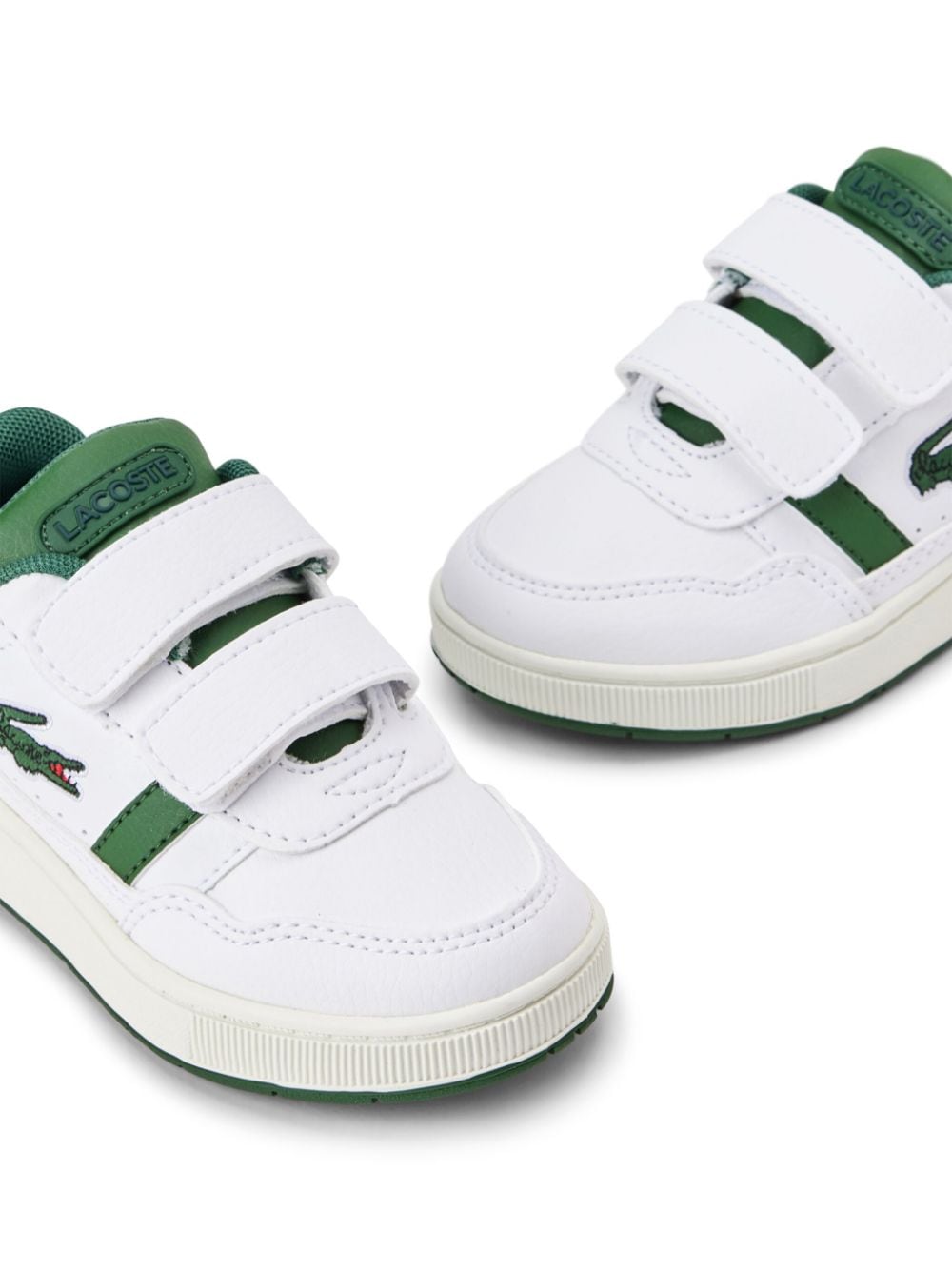 Lacoste logo-appliqué touch-strap sneakers White
