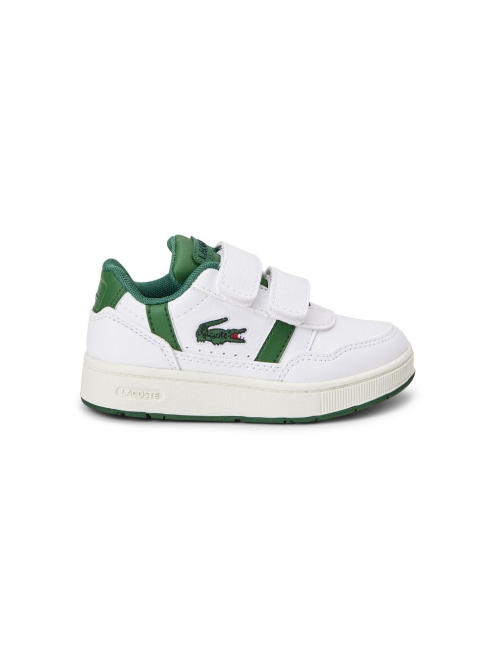 Shop Lacoste Logo-appliqué Touch-strap Sneakers In White