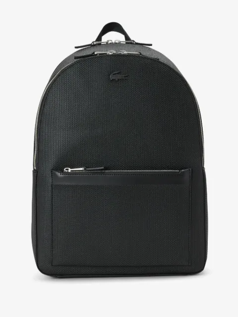 Lacoste Chantago leren rugzak met logo-reliëf