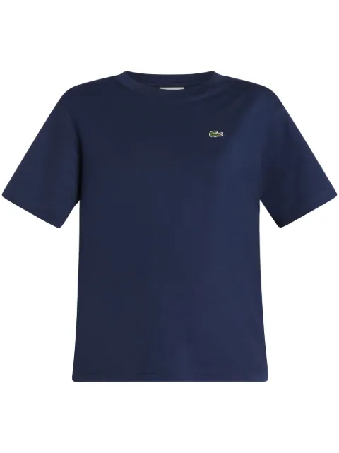 Lacoste logo-patch cotton T-shirt 