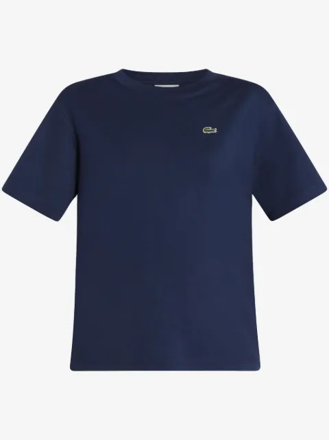 Lacoste logo-patch cotton T-shirt