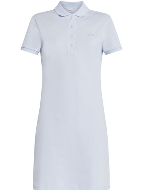 Lacoste logo-applique cotton polo dress Women