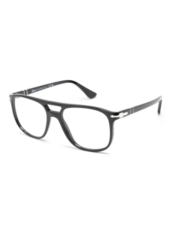 Persol Greta square frame Glasses Black FARFETCH TR