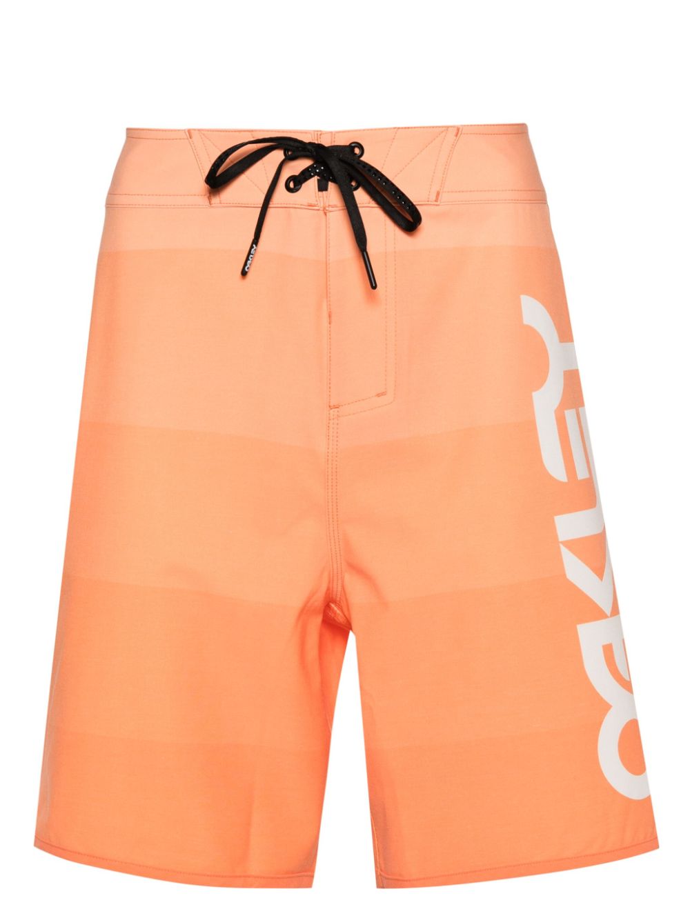 Oakley Retro Mark 19" logo-print swim shorts - Arancione