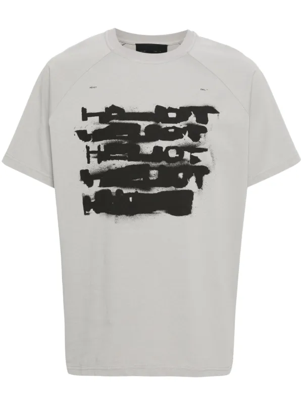 【関税込み】HELIOT EMIL Tシャツ HELIOT EMIL グラフィック Tシャツ | ブラック | FARFETCH JP