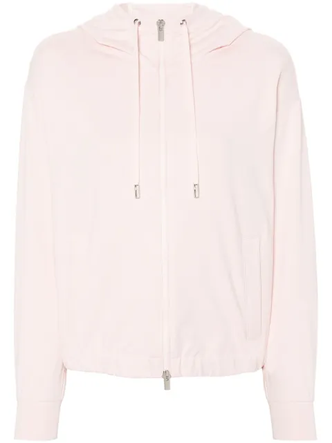 Peserico cotton zip-up hoodie