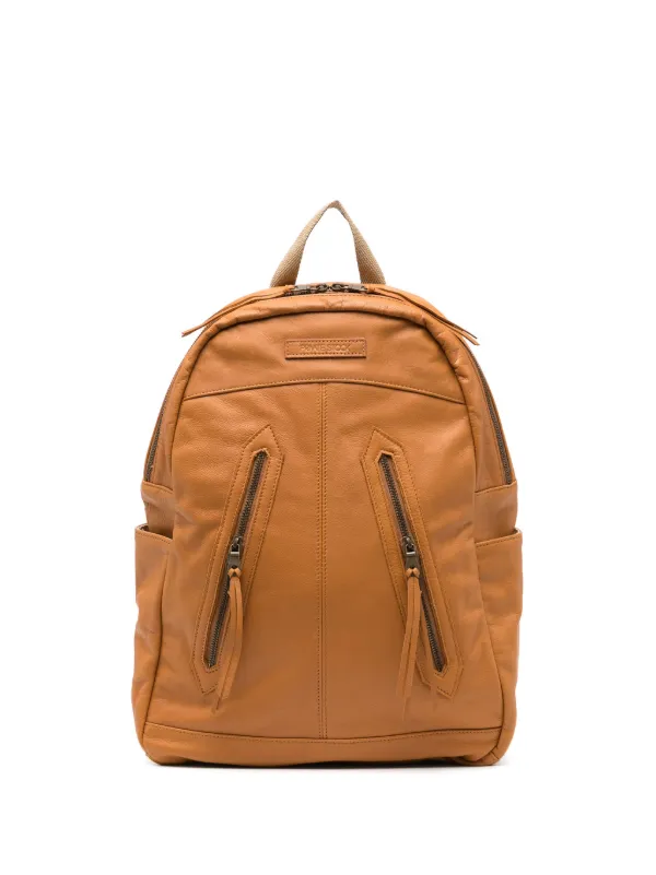 Private Stock logo-appliqu Leather Backpack Brown FARFETCH PH