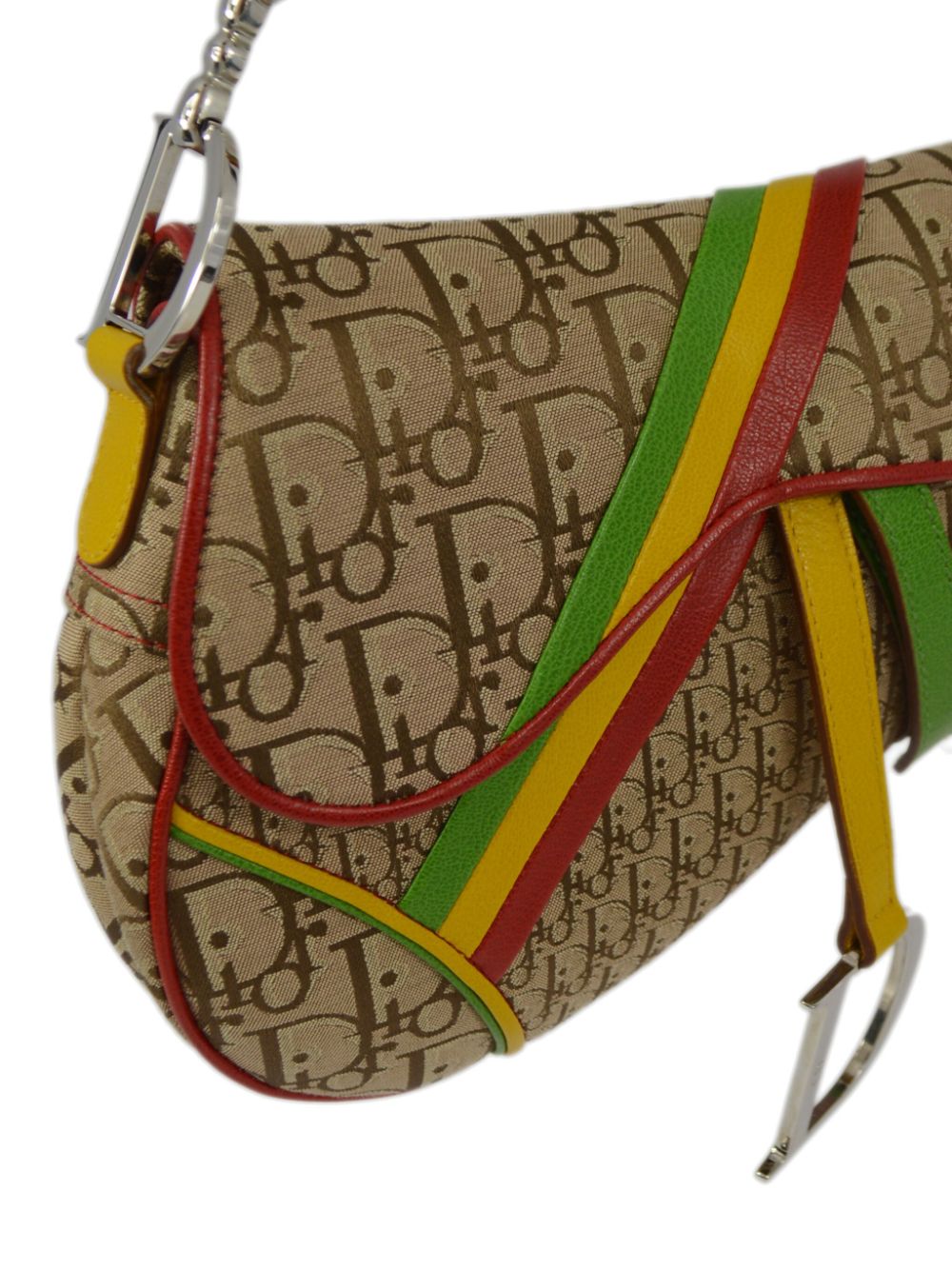 Christian Dior 2004 pre-owned Rasta Trotter Saddle bag Women