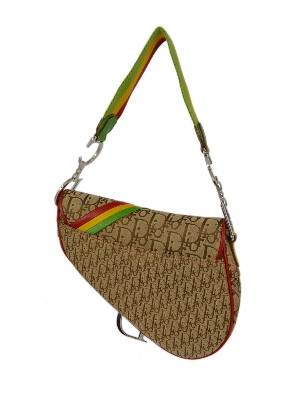 Image 2 of Christian Dior Pre-Owned 2004 pre-owned Rasta Trotter Saddle bag