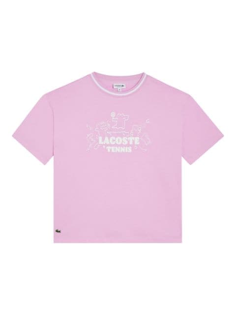 Lacoste logo-print cotton T-shirt