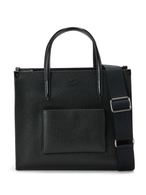 Lacoste small Chantaco leather tote bag