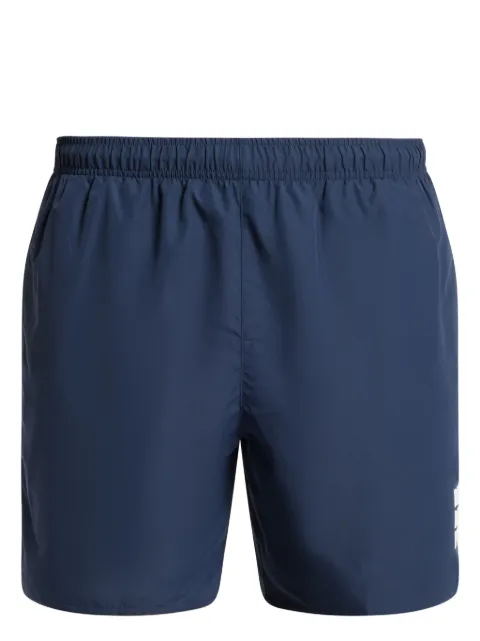 Lacoste slogan-print swim shorts