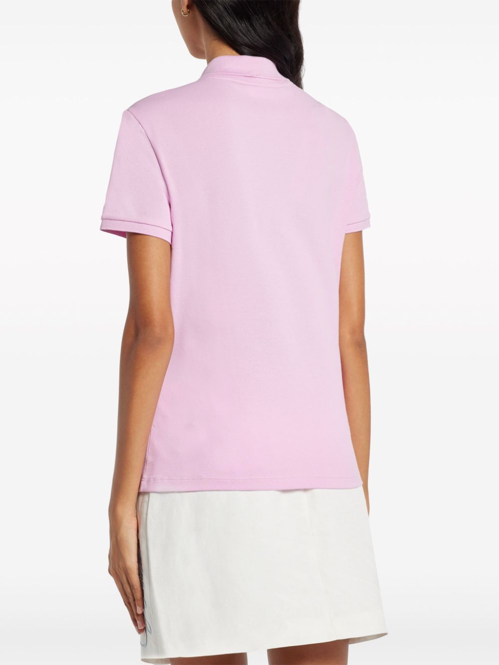 Lacoste Poloshirt met logo-applicatie Roze