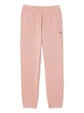 Lacoste embroidered-logo drawstring track pants - Pink