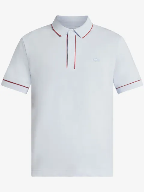 Lacoste logo-embroidered contrast-trim polo shirt