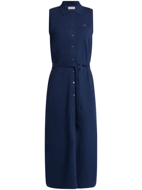 Robe en coton à patch logo - Lacoste - Modalova