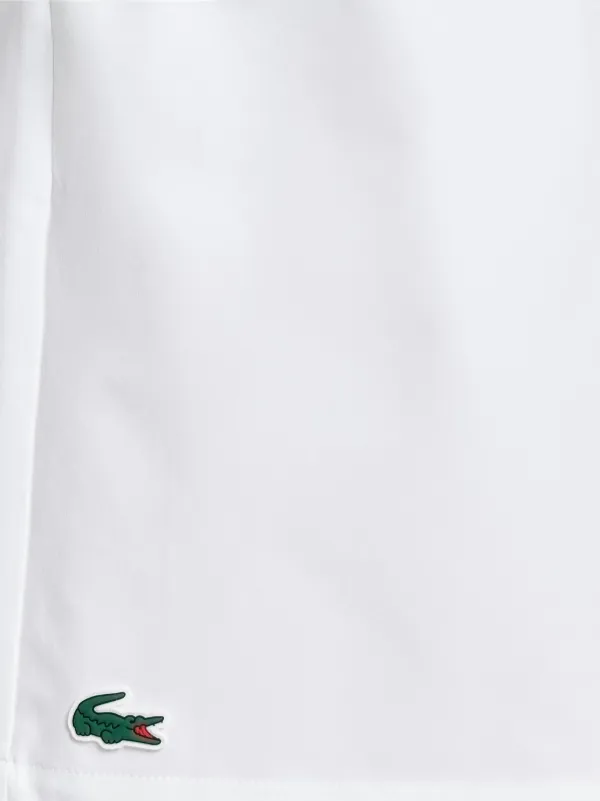 Lacoste logo-appliqué Track Shorts White FARFETCH IN