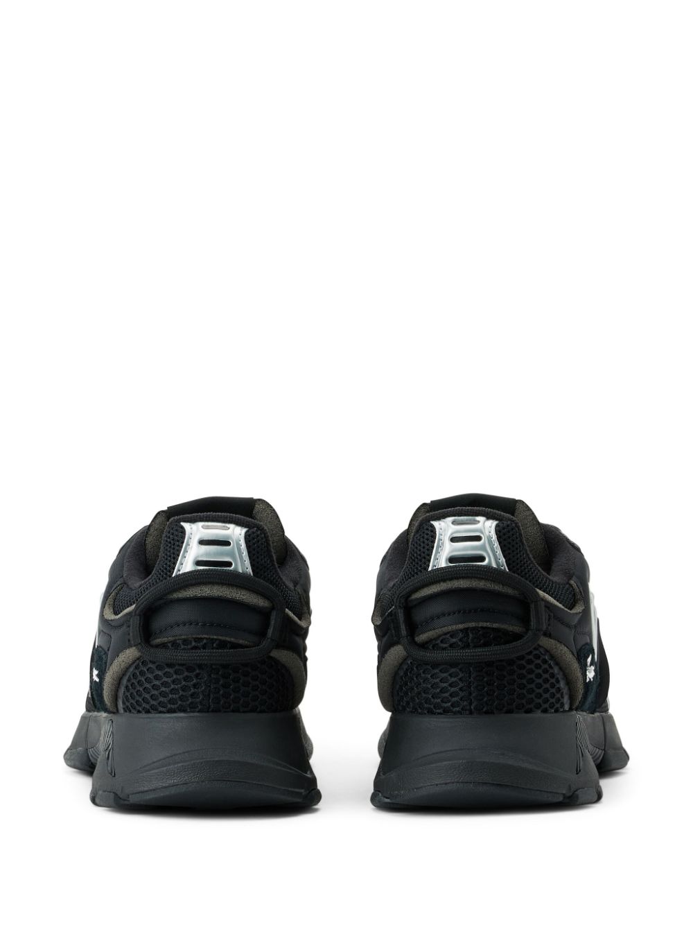 Shop Lacoste L003 Neo Panelled Sneakers In Black