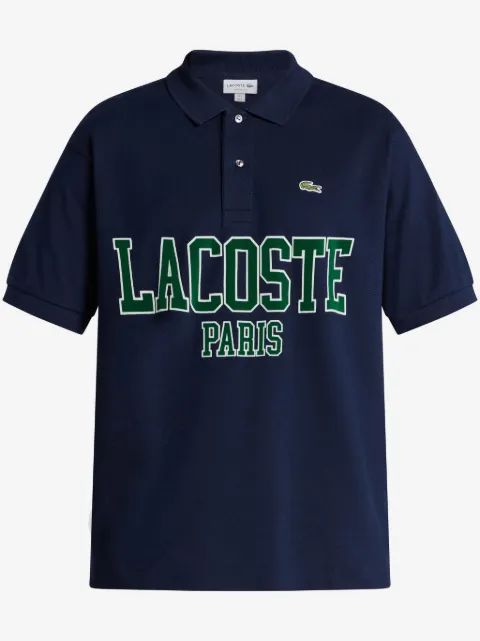 Lacoste logo-appliqué polo shirt