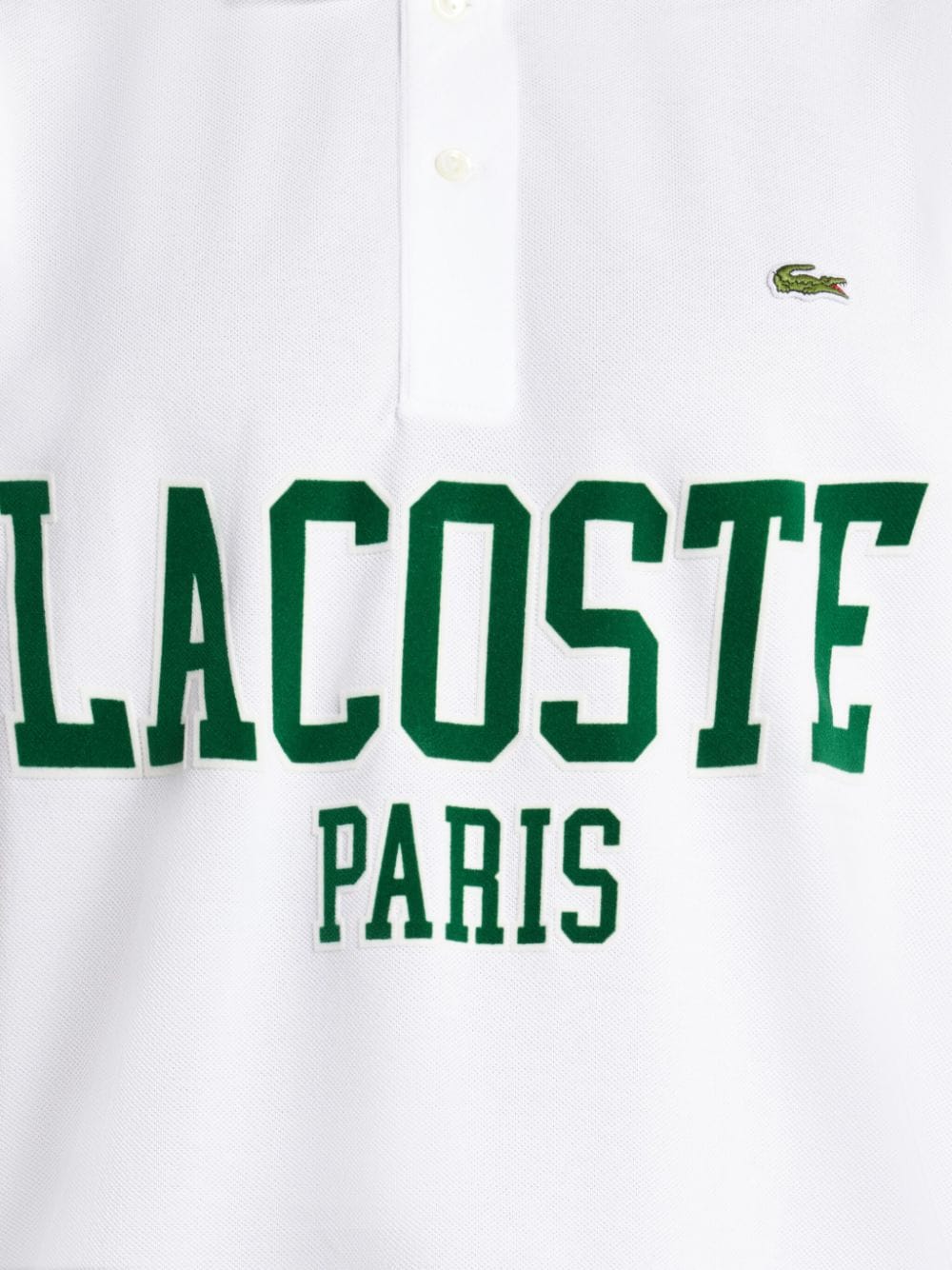 Lacoste Poloshirt met logo-applicatie Wit