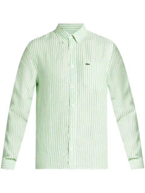 Lacoste striped linen shirt