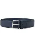 Lacoste logo-engraved belt - Blue