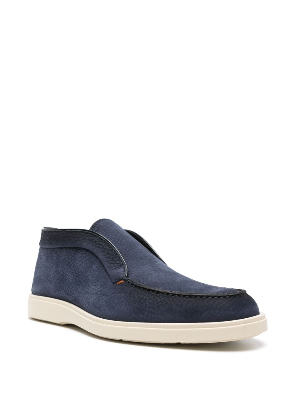 Santoni Digits leren loafers - Blauw