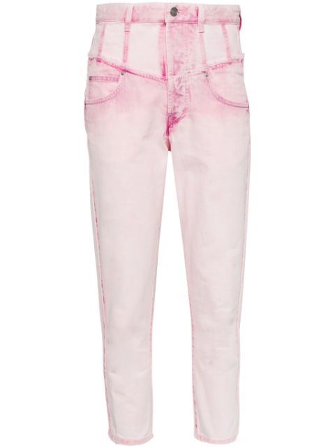 ISABEL MARANT Oliviani high-rise cropped jeans