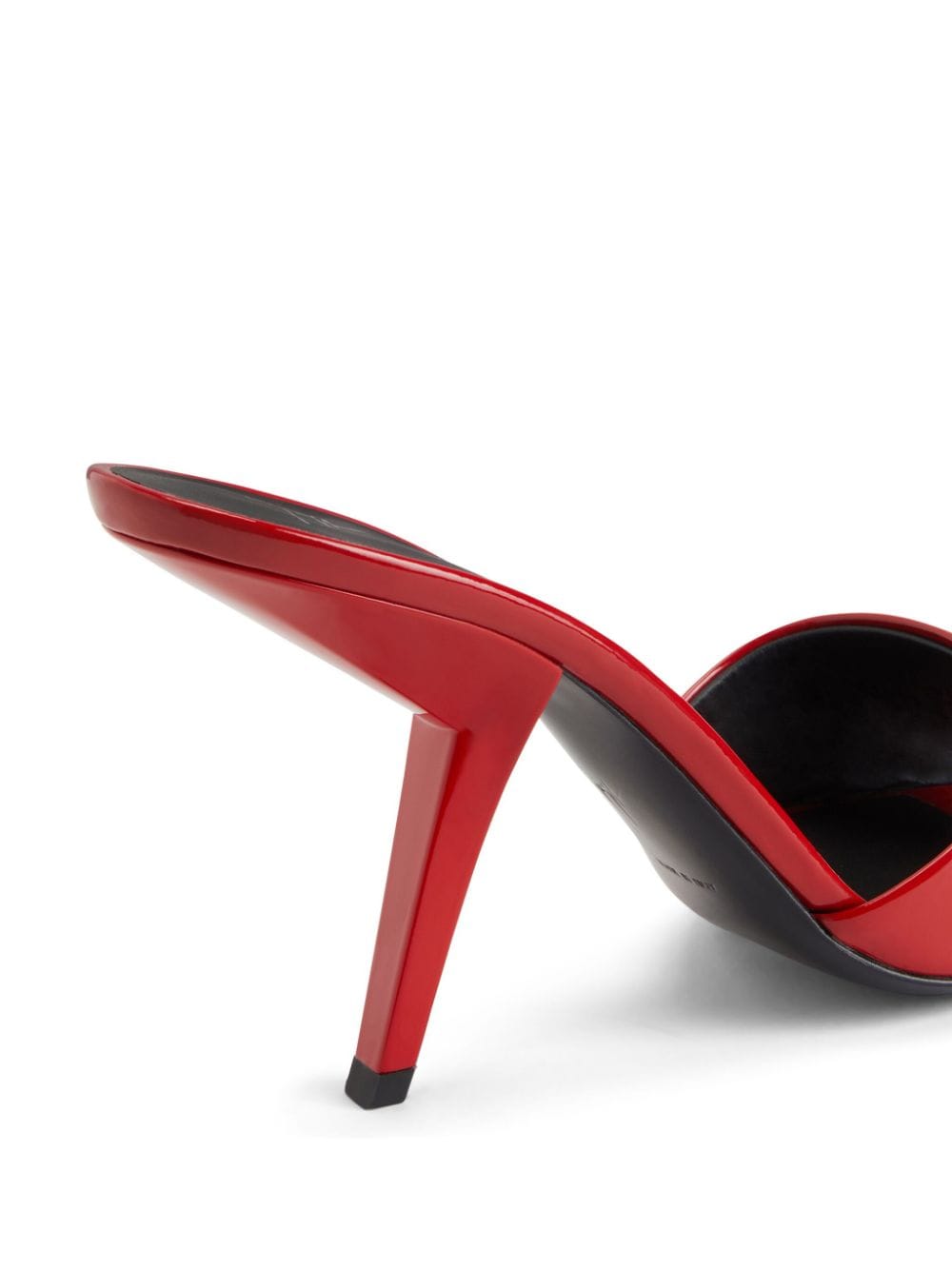 Shop Giuseppe Zanotti Mystero 90mm Leather Mules In Red