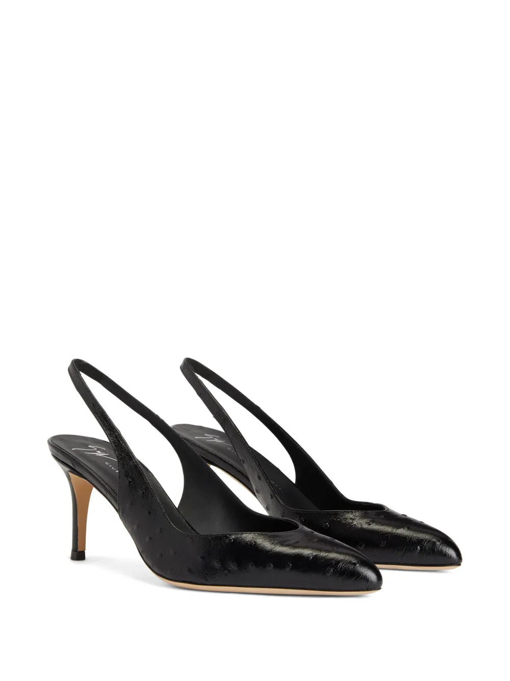 Giuseppe Zanotti Rachyl leren pumps - Zwart