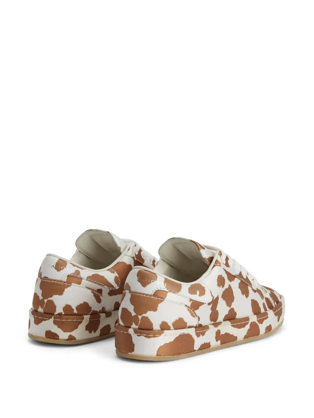 Giuseppe Zanotti GZ-City cow-print sneakers Brown