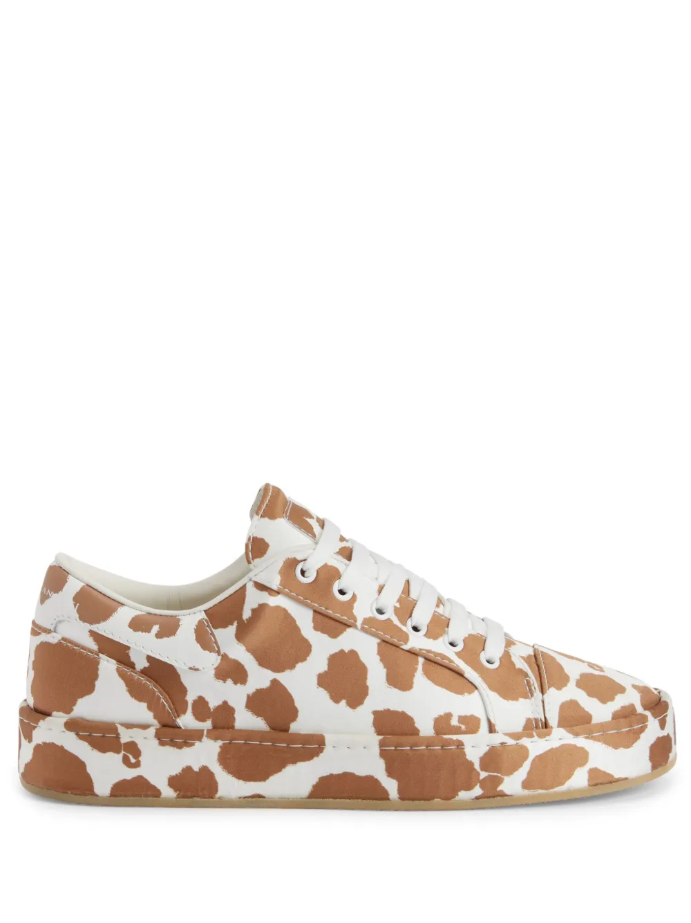 Giuseppe Zanotti GZ-City cow-print sneakers Brown