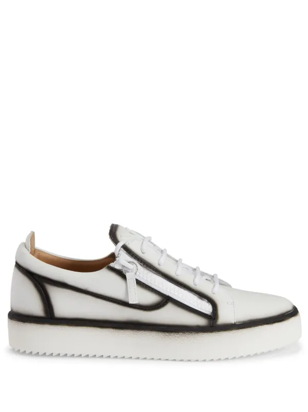 Zanotti White Sneakers Giuseppe Low Tops Giuseppe Zanotti Frankie