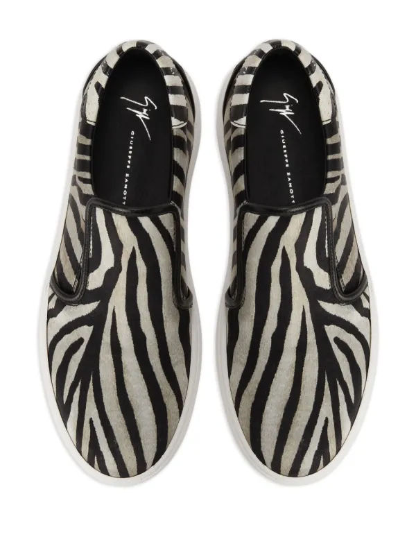 Giuseppe Zanotti GZ94 zebra-print Sneakers | Black | FARFETCH JO