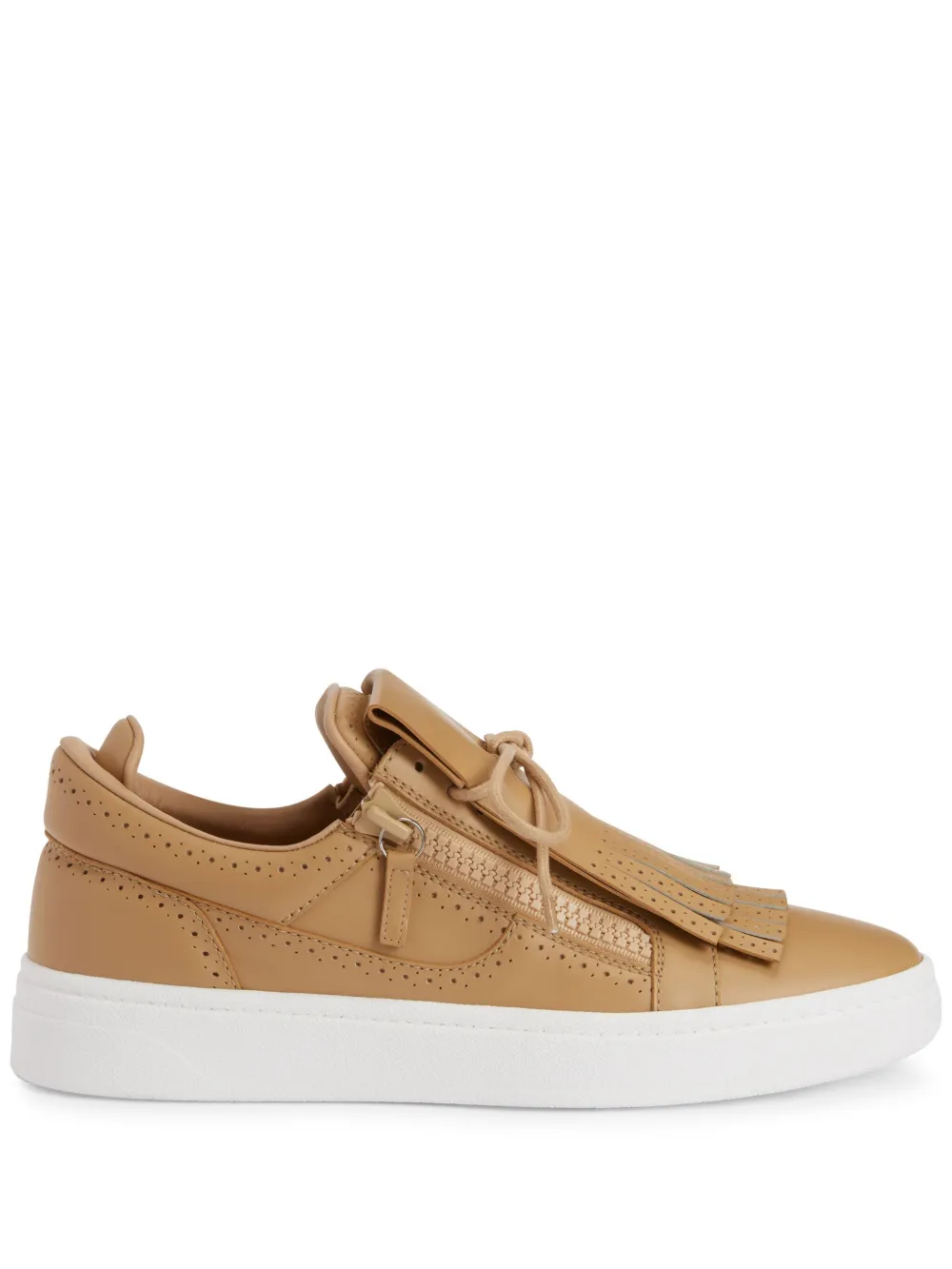 Giuseppe Zanotti GZ94 low-top leren sneakers Bruin