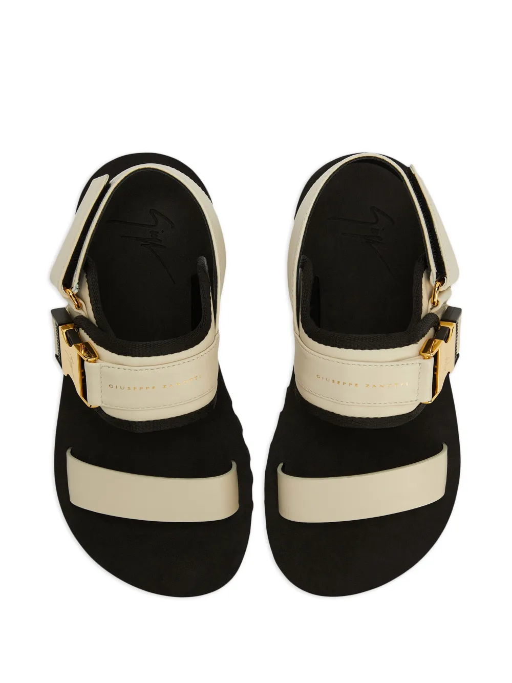 Giuseppe Zanotti Shyan chunky leren sandalen Beige