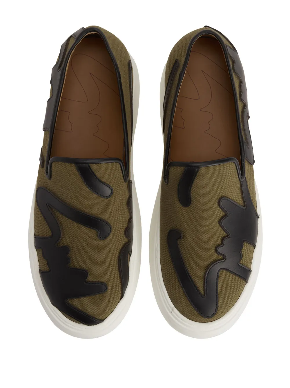 Giuseppe Zanotti GZ Mike Sign loafers Groen