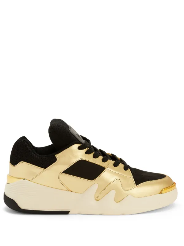 Giuseppe Zanotti Talon Leather Sneakers Black FARFETCH IN