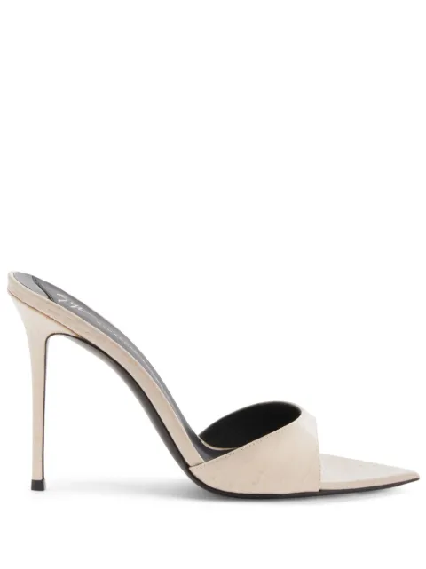 Giuseppe Zanotti Mule Intriigo de couro