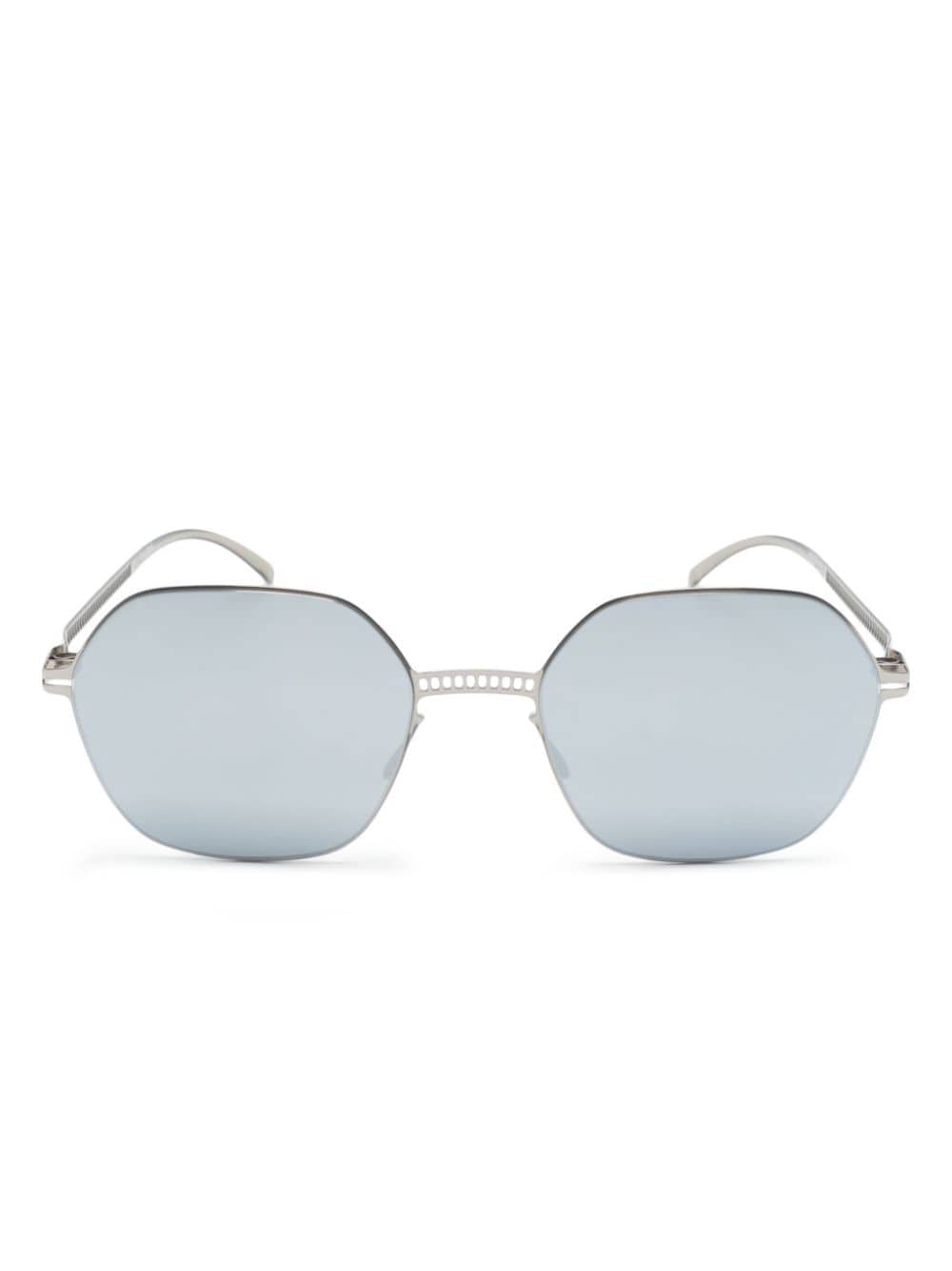 Mykita Geometric-frame Sunglasses In 银色