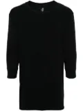 Thom Krom crew-neck long-sleeves T-shirt - Black