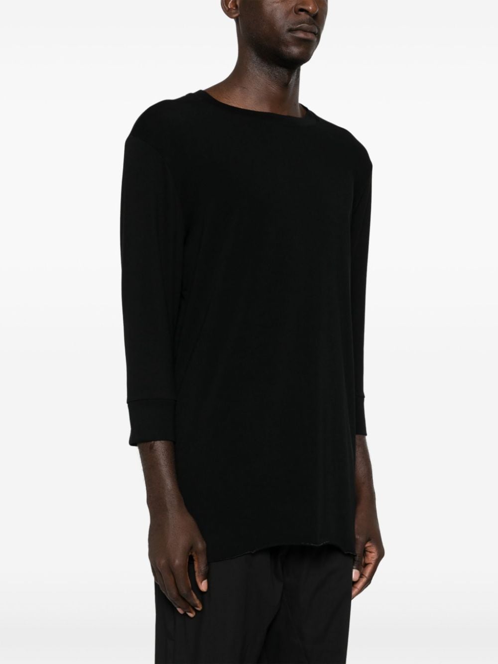 Thom Krom T-shirt met ronde hals Zwart