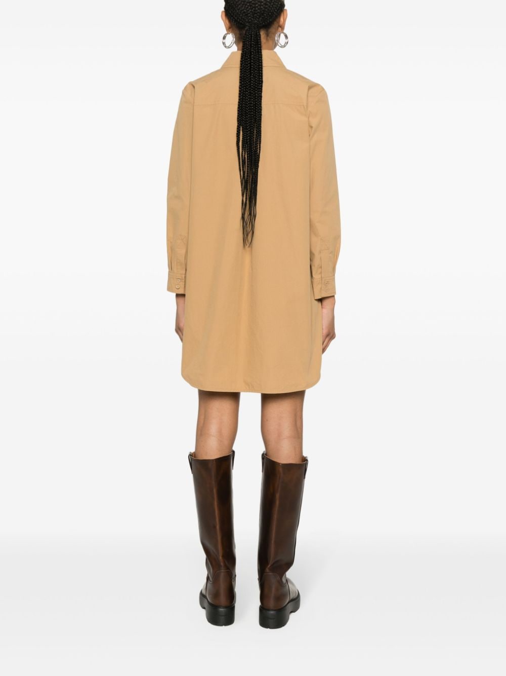 A.P.C. Linnen mini-jurk Beige