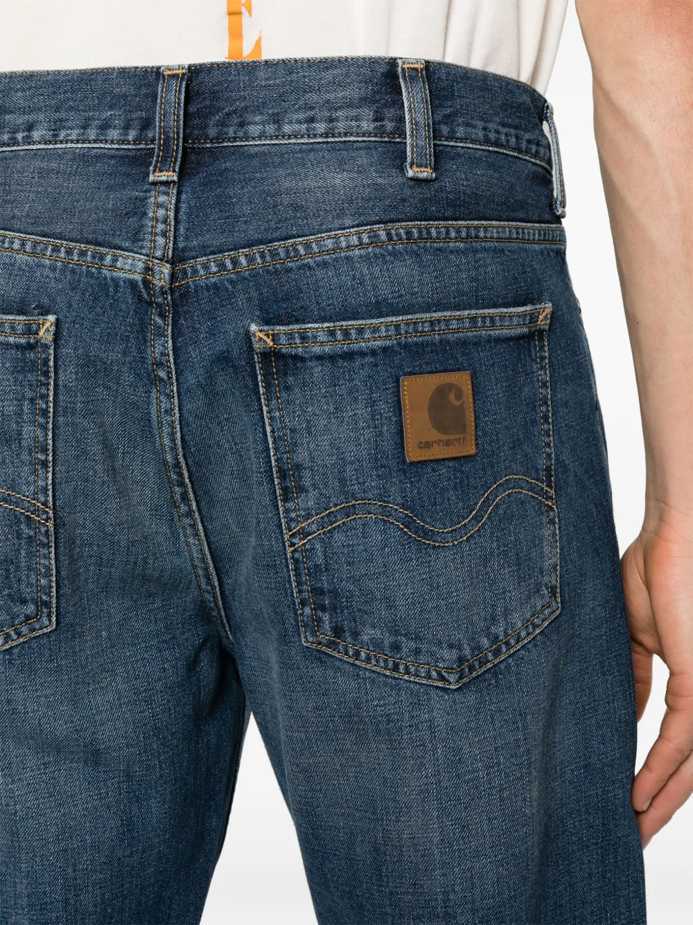 Carhartt WIP Straight jeans Blauw