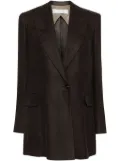 OUR LEGACY Manta single-breasted blazer - Brown