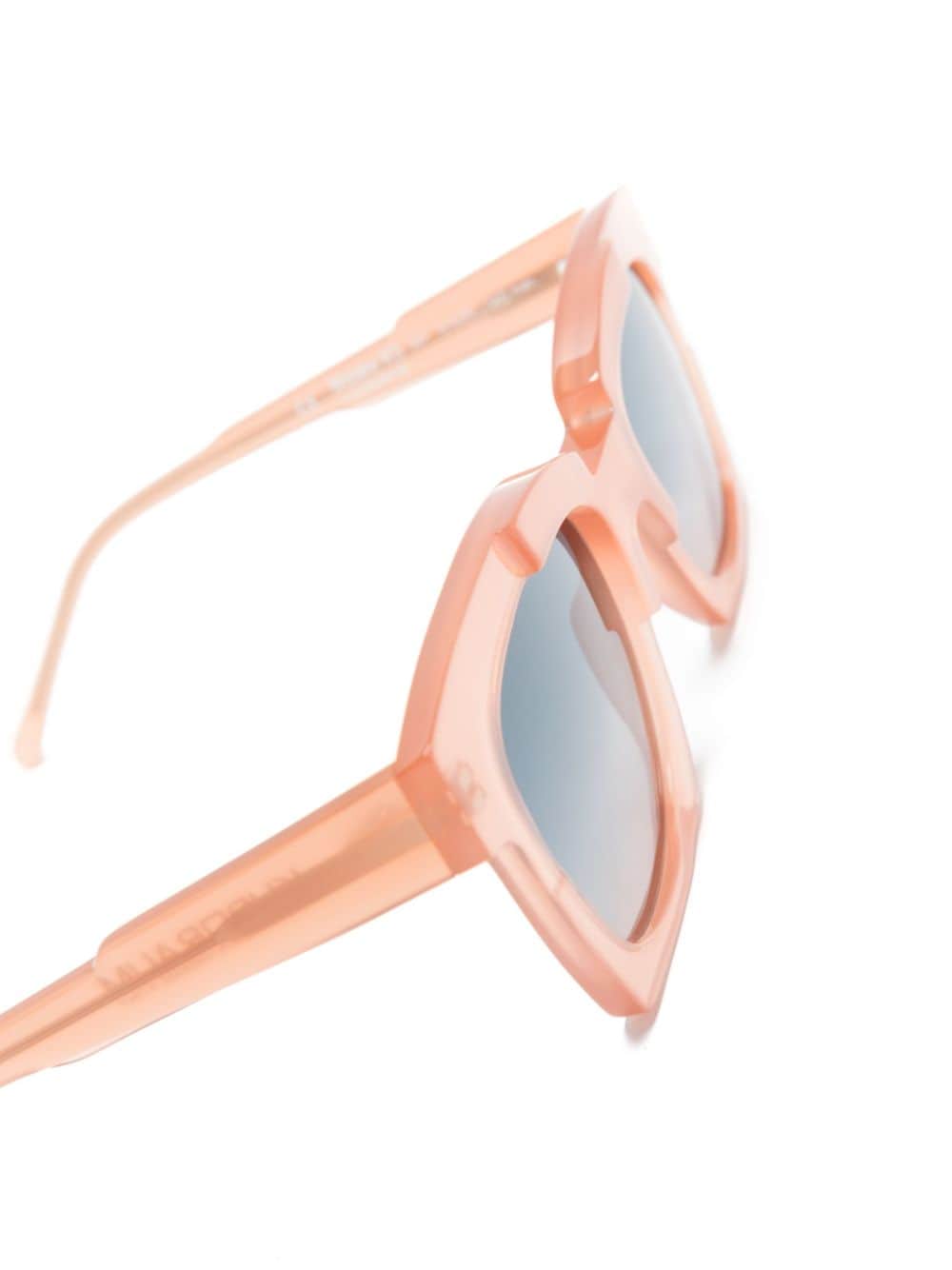 Shop Kuboraum Maske M5 Rectangle-frame Sunglasses In Pink