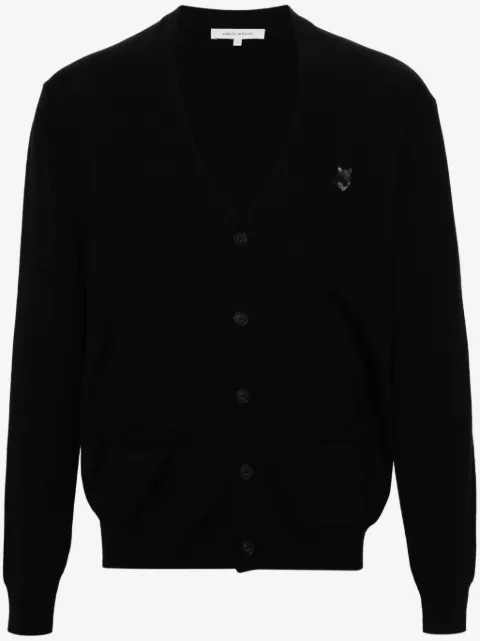 Maison Kitsuné Chillax Fox wool cardigan
