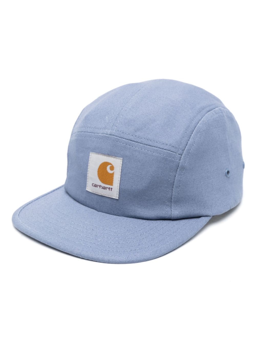 Carhartt Backley Logo-patch Cap In Blue