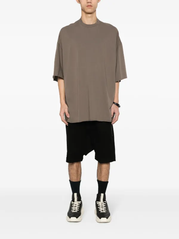 Rick Owens DRKSHDW テープディテール Tシャツ | グレー