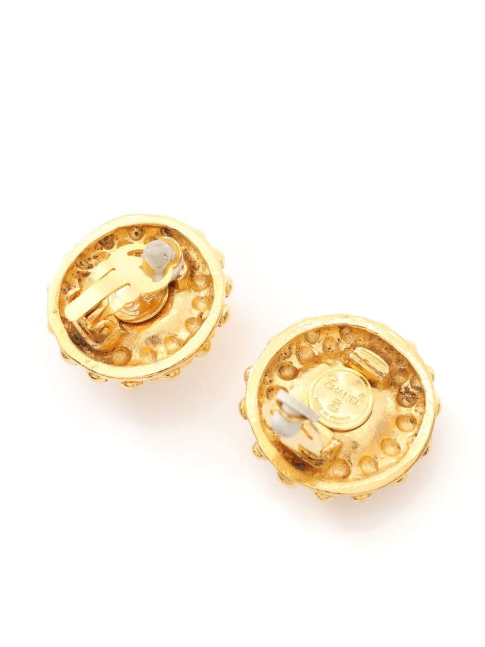 Pre-owned Chanel 1986-1988 Gold-plated Clip-on Earrings